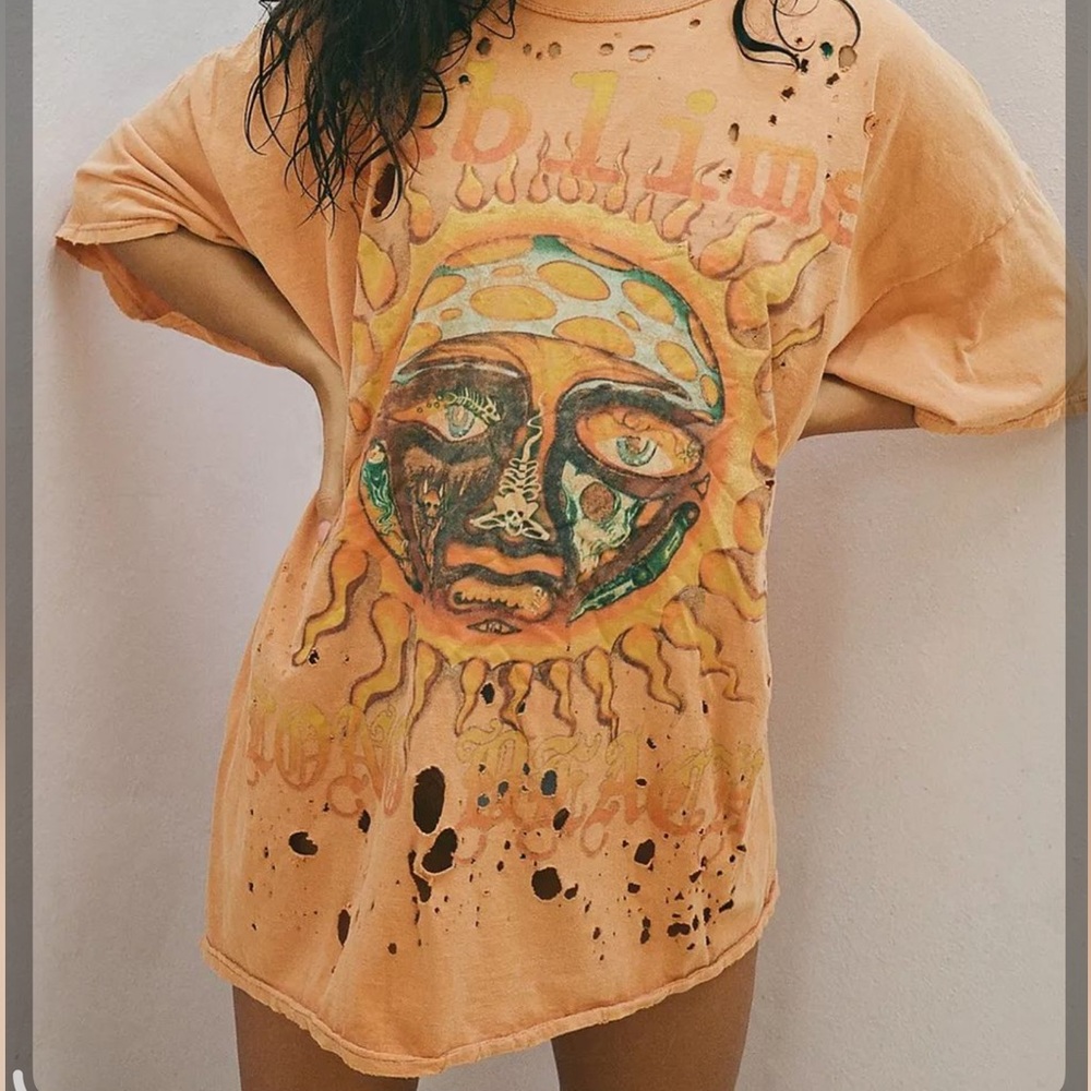 Urban Outfitters Orange Sun Sublime Tee